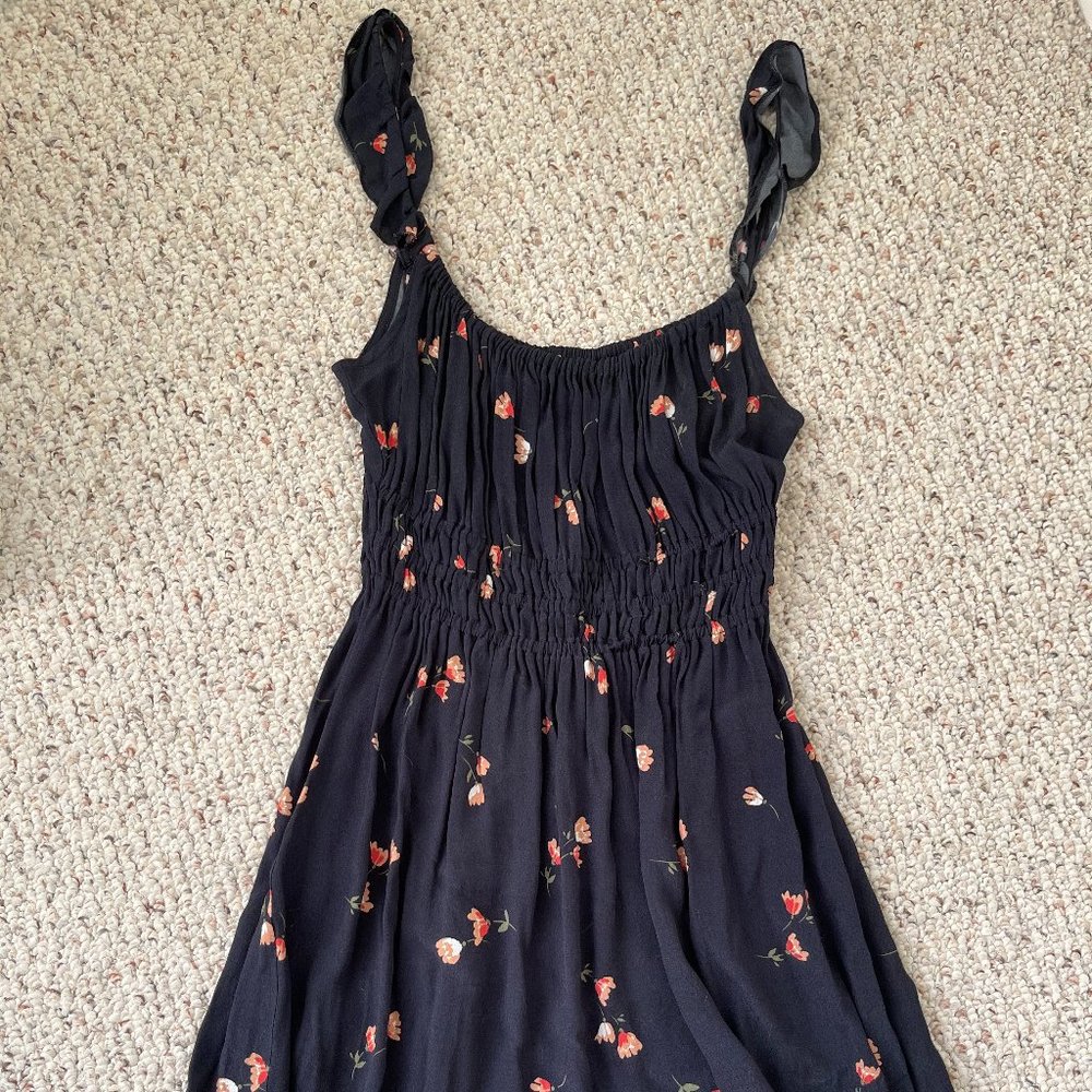 Capulet Ruched Floral Tank Dress
